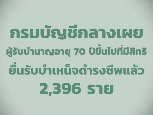 ѭաҧ¼Ѻӹҭ 70 բ价ԷѺ˹稴çվ 2,396 