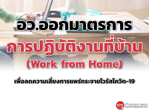 .͡ҵááûԺѵԧҹҹ (Work from Home) Ŵ§ШԴ-19