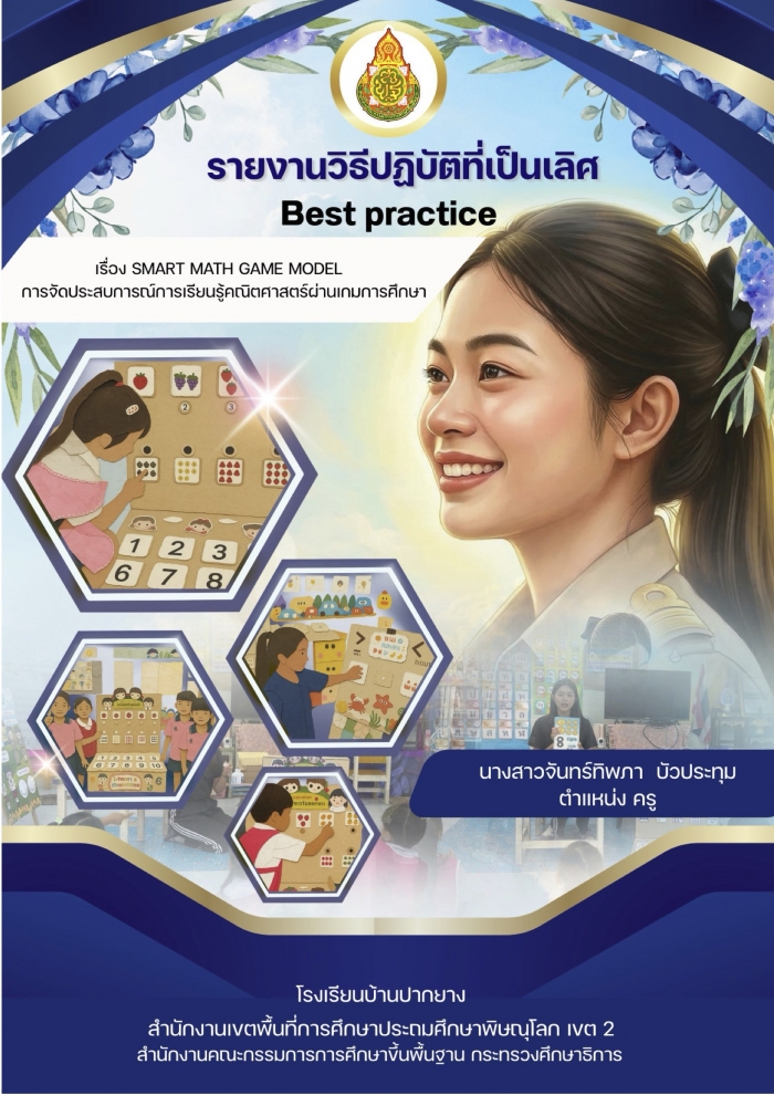 SMART MATH GAME MODEL : การจัดประสบการณ์การเรียนรู้คณิตศาสตร์ผ่านเกมการศึกษา : จันทร์ทิพภา บัวประทุม