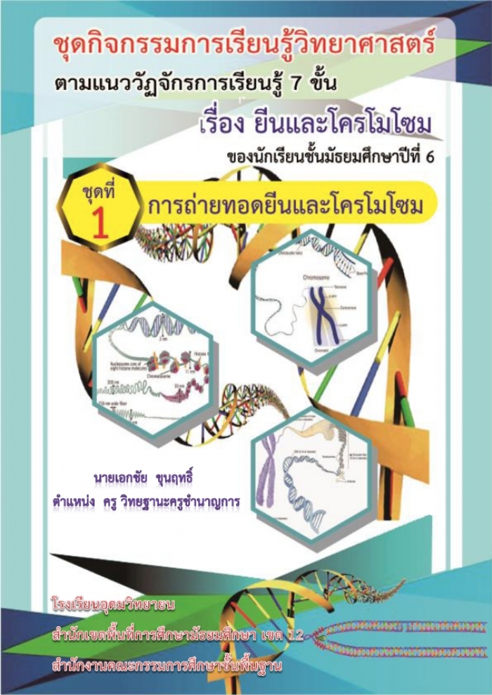 ชุดกิจกรรมการเรียนรู้วิทยาศาสตร์ เรื่อง ยีนและโครโมโซม ผลงานครูเอกชัย ขุนฤทธิ์