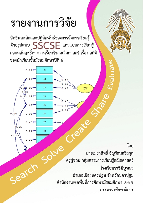 รายงานการวิจัย เกี่ยวกับวิชา คณิตศาสตร์ ม.6 ผลงานครูเมธาสิทธิ์ ธัญรัตนศรีสกุล