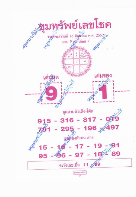 ลาภ.> > ลอย    ลุ้น..รวย..!!! 1    ส.ค.    52   ต้องรับโชค