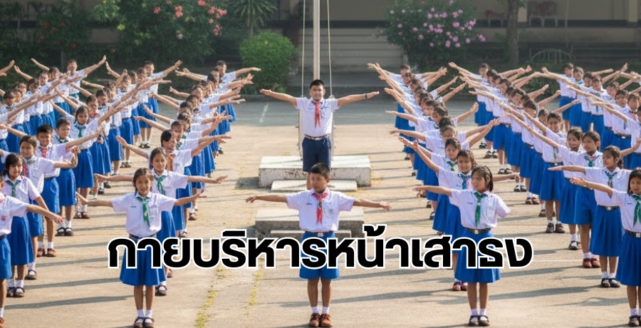 ดาวน์โหลดสื่อวิดีทัศน์ ชุด "กายบริหารหน้าเสาธง"