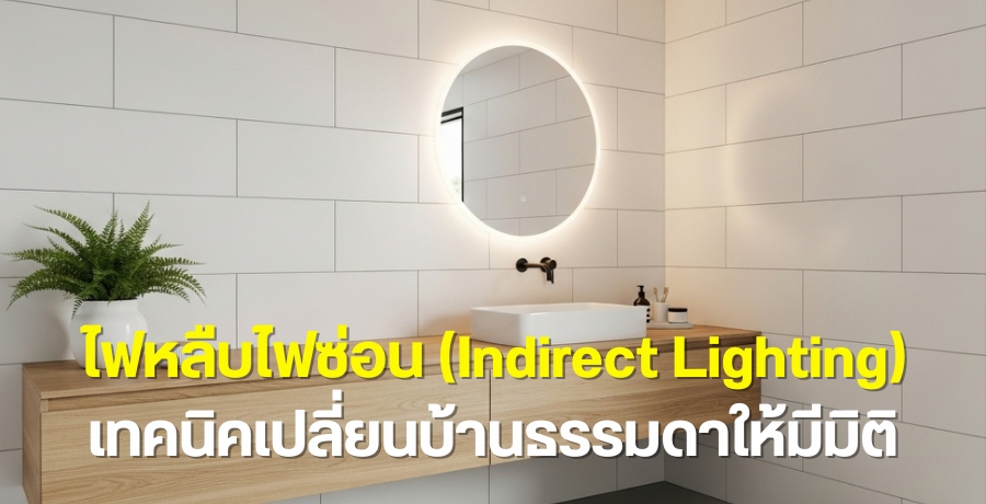 ไฟหลืบไฟซ่อน (Indirect Lighting) เทคนิคเปลี่ยนบ้านธรรมดาให้มีมิติ