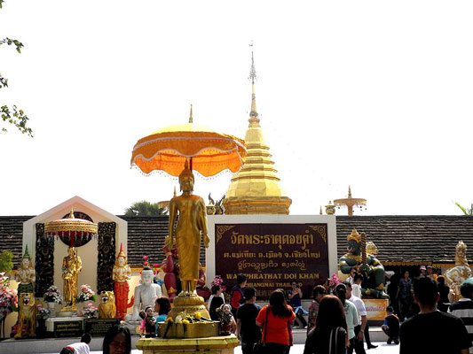 ความศักดิ์สิทธิ์ของ "หลวงพ่อทันใจ" วัดพระธาตุดอยคำ จ.เชียงใหม่