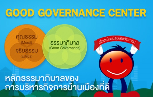 สื่ออิเล็กทรอนิกส์ชุด "หลักธรรมาภิบาลของการบริหารกิจการบ้านเมืองที่ดี" ของสำนักงาน ก.พ.ร.