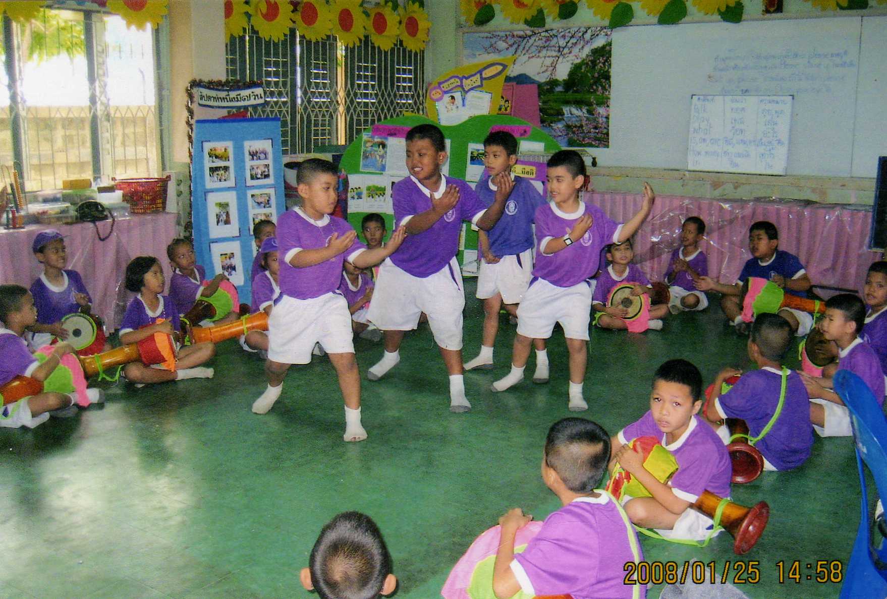 การพัฒนาทักษะพื้นฐานทางดนตรีไทยสำหรับนักเรียนชั้นประถมศึกษาปีที่ 2 โรงเรียนวัดป้อมวิเชียรโชติการาม [